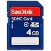 SanDisk 4GB Class 4 SDHC Flash Memory Card- SDSDB-004G-B35 (Label May Change)