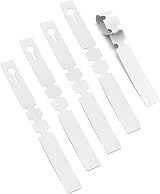 QWORK 300Pcs Plastic Tree Labels Garden Plant Tags 2x21cm White view 6