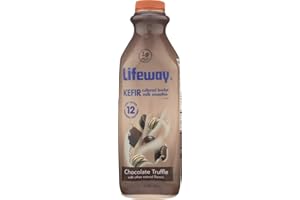 Lifeway Lowfat Kefir, Chocolate Truffle, 32 Ounce (Pack of 06)