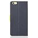 iPhone 6S Leather Case,iPhone 6 Leather Case, IPHOX Premium Folio Leather Wallet Case with [Kickstand] [Card Slots] [Magnetic Closure] Flip Notebook Cover Case for iPhone 6/6S (BU&GR/ C)