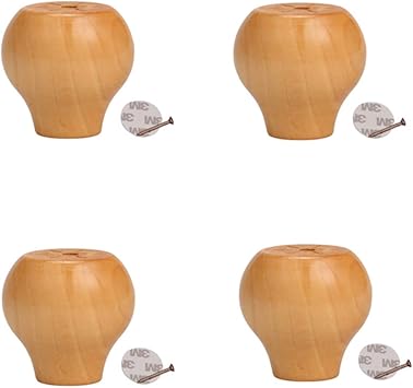 Amazon Com Deplk Solid Wood Furniture Legs Sofa Feet Rounded