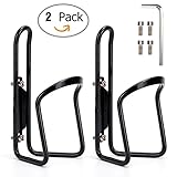 Water Bottle Cages, Vera Bright Bicycle Bike Lightweight Alloy Water Bottle Holder Cages Brackets (2 Pack)