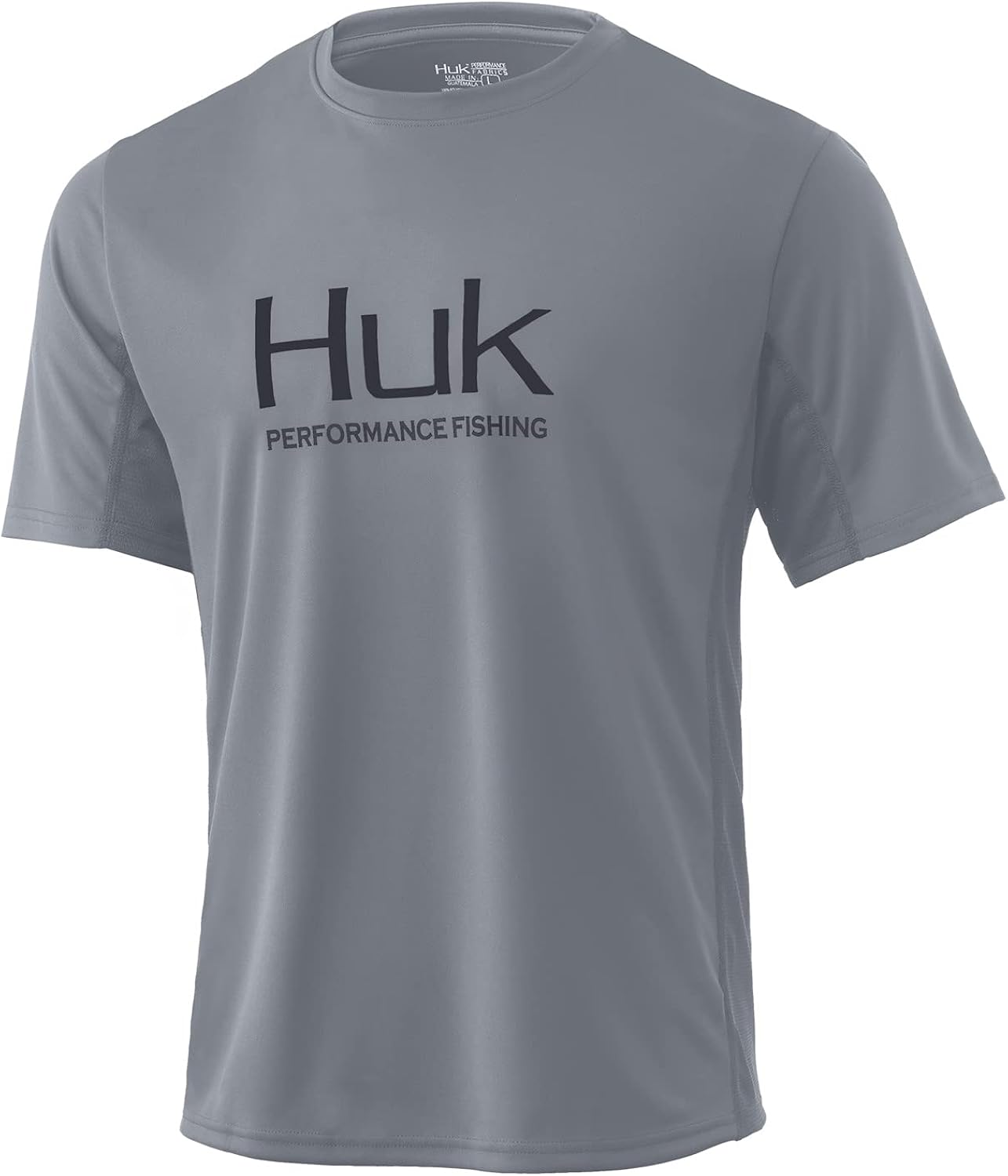 HUK Men's Icon X ShortSleeve Performance Shirt, Gray