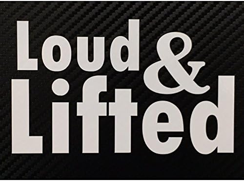 K-CustomLoud & Lifted 4x4 Style Decal Sticker Custom Die-Cut Vinyl Pickup Mud Truck