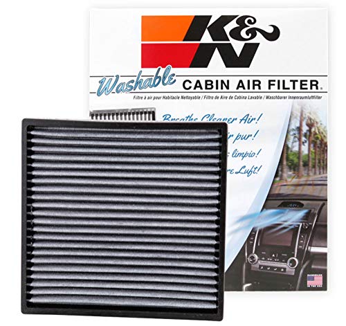 K&N VF2001 Washable & Reusable Cabin Air Filter Cleans and Freshens Incoming Air for your Acura, Honda