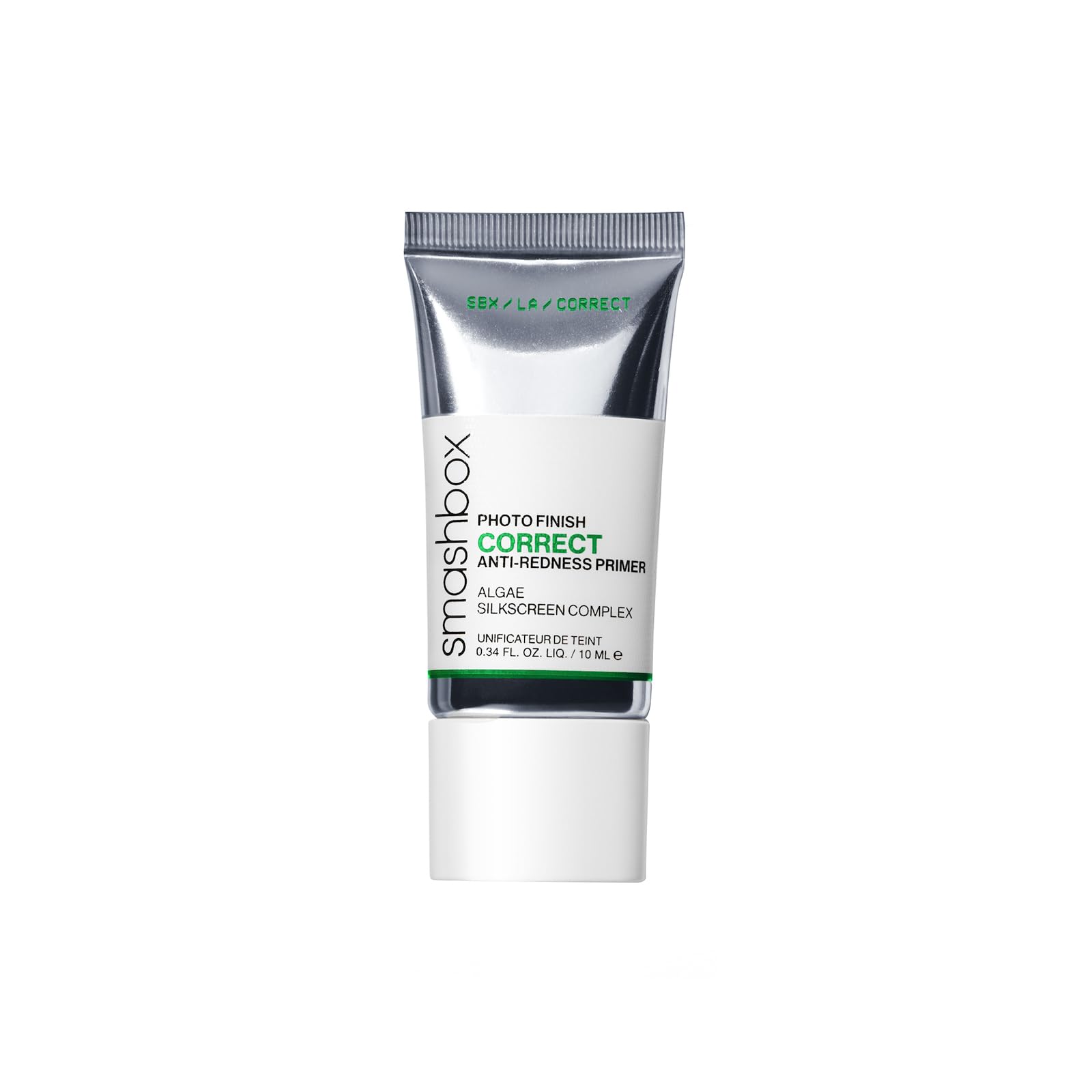 Photo 1 of Smashbox Photo Finish Correct Anti-Redness Makeup Primer | Neutralizes Redness and Appearance of Irritation | Silkscreen Complex, Algae, Rose + Mushroom, 0.34 Fl Oz