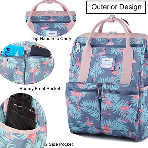 Himawari Backpack/Waterproof School Backpack 17.7" College Vintage Travel Bag for Women,Fits 15.6-17inch Laptop for Student 5 Himawari Backpack/Waterproof School Backpack 17.7" College Vintage Travel Bag for Women,Fits 15.6-17inch Laptop for Student