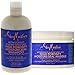 Shea Moisture Mongongo & Hemp Seed Oils Combo Pack, High Porosity Moisture-seal Masque, 12 Ounce | High Porosity Moisture-seal Shampoo, 13 Ounce