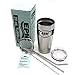 EPIC Stainless Steel Travel Tumbler Cup - Double Wall Vacuum Insulated Thermal Mug with 2 Lids and 2 Stainless Steel Straws with Brush, 20 oz - Silver