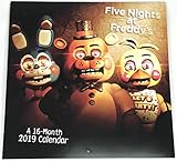 2019 Five Nights at Freddy's Wall Calendar 16 Month