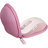 Hermitshell Hard Travel Case for Logitech Signature M650 Wireless Mouse (Pink, Case for M650)