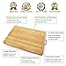 Large & Extra-Thick Bamboo Cutting Boards For Kitchen with Juice Groove-VUMM Organic Heavy Duty Chopping Board for Meat/Vegetables Fruits Serving Tray, Butcher Block, Carving Board, BPA Free