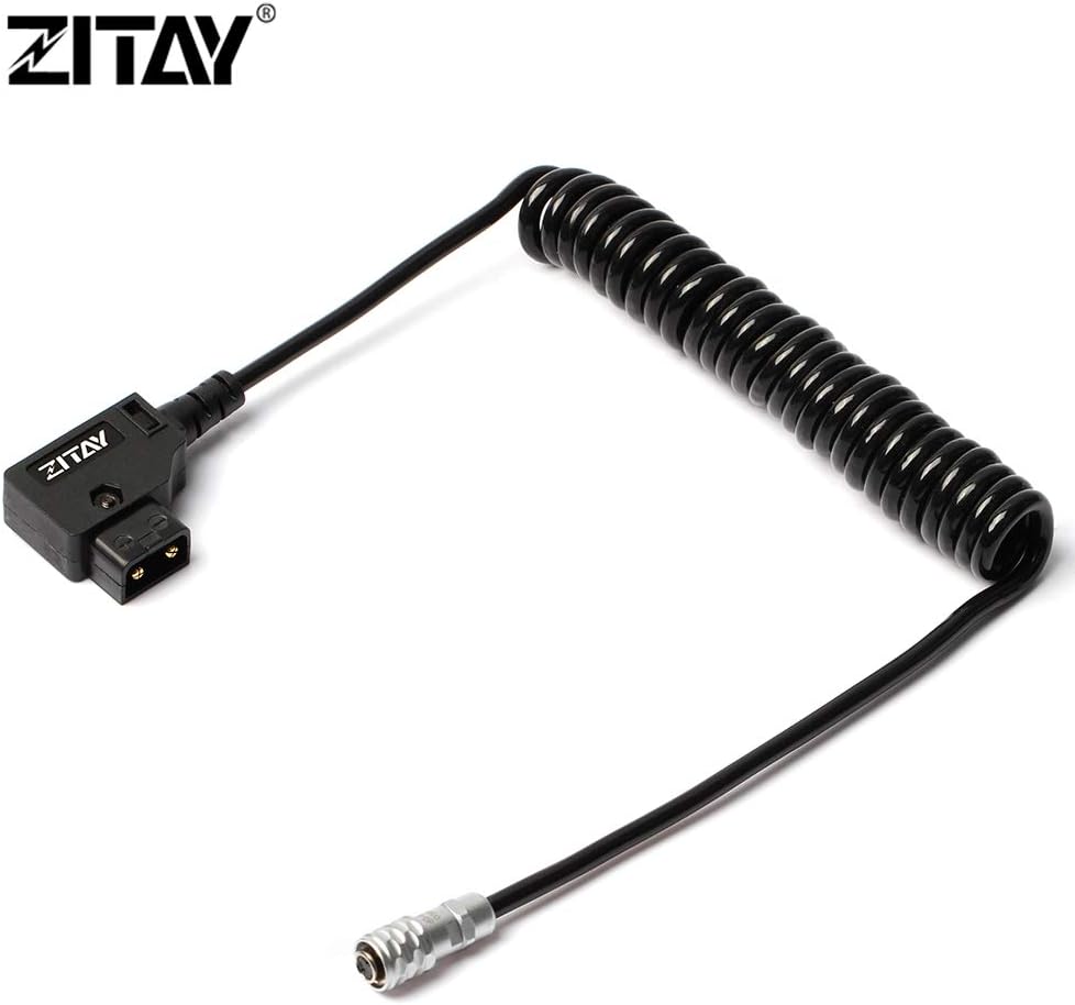 ZITAY D-Tap to BMPCC 4K 6K Power Cable for Blackmagic Pocket Cinema Camera 4K 6K Pro V Mount Battery Coiled Cord - Image 3