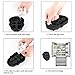 3D Skull Ice Mold-Food Grade Silicone Ice Cube Trays, Best Silicone Ice Mold for Whiskey, Cocktails and Vodka, Perfect Ice Cube Maker for Party and Holiday, Black