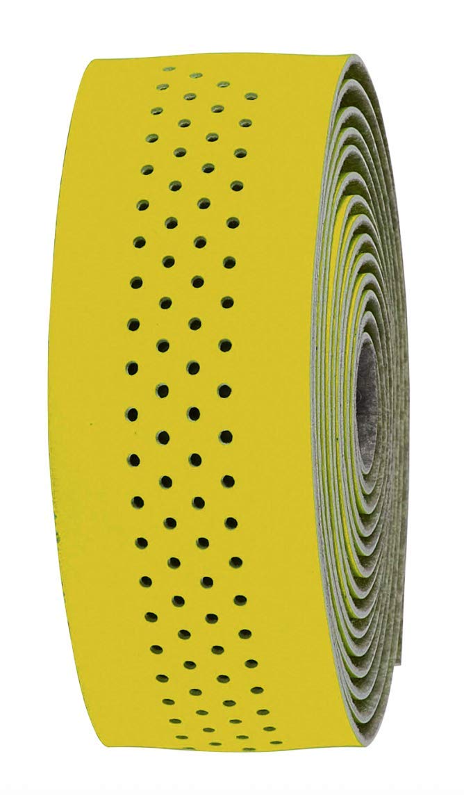 BBB Cycling Speed Ribbon Handlebar Tape for Road Bikes (Neon Yellow)