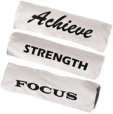 Set of 3 - 20" x 40" Motivating and Inspiring! - Super Soft &amp; Absorbant Microfiber Sports Towels