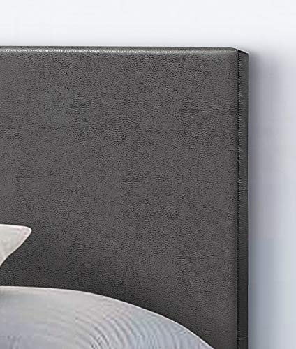 Crown Mark 5271PUGY-Q Erin Upholstered Bed, Queen, Grey