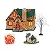 Department 56 Snow Village Happy Halloween House Lit Building and Figurine Set, 7.1 inch, Multicolor