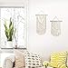 TIMEYARD 2 Pcs Macrame Wall Hanging Small Art Woven Tapestry Boho Chic Home Decor Apartment Dorm Room Decoration