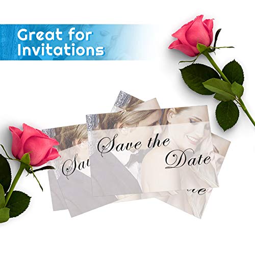 image for Vellum Paper 8.5 x 11, Anezus 110 Sheets Translucent Vellum Drafting P