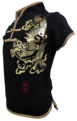 Amazing Grace Elephant Co. Kids' Chinese Traditional Top w Mandarin Collar - Image 2