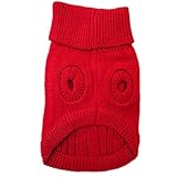 Dragonpad Red Cute Pet Puppy Cat Dog Warm Jumper Sweater Knitwear Coat Apparel Clothes