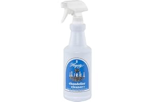 Hagerty Chandelier Cleaner, No-Wipe, Drip and Dry Formula for Bright, Clean Finish on Glass and Crystal Fixtures, Sprays Up to 25 Feet, Made in USA, Kosher Certified