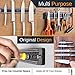 Kaizen Cutlery Magnetic Knife Strip For Refrigerator With Adhesive Backing, 13 Inch Magnetic Knife Holder and Storage, Multi Purpose Functionality Knife Magnet