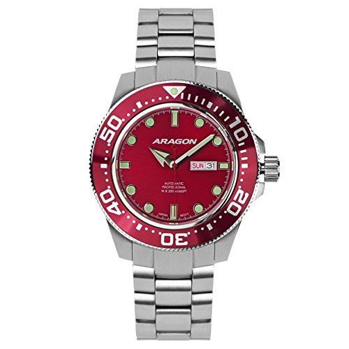 Aragon A054RED Divemaster Automatic 50mm