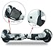 FBSport Silicone Case Scratch Protector Wrap Rubber Cover for 6.5 Inch 2 Wheels Balance Scooter White/Black