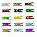 LWR CRAFTS Wooden Mini Clothespins 15 Colors 100 Per Pack 1