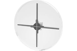 Missyou 3D HologramFan Cover MSBHZ-YY70-S4 for 22" 23.6" 25.6" 27.5" Fans, Clear Acrylic Dustproof Display Case, Protective Shield for Holographic Projector, 73x73x5cm