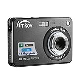 POTO Amkov CDC3 18MP 2.7 Inch TFT LCD Digital Camera BLACK
