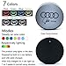 monochef Auto sport 2PCS LED Cup Holder Mat Pad Coaster with USB Rechargeable Interior Decoration Light (vk)