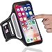 DanForce USA Armband for iPhone X / 8+ / 7+ / 6+ / 6s Plus, Touch Supported, iPhone 7+ Armband for Running & Sports Workout Exercise, Gym Arm Band Case with Card Pockets and Key Slot (U.S.A Design)