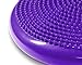 SUESPORT Air Inflated Stability Wobble Cushion, Balance Disc, Twist Massage, Fitness and Exercise, Pump Included, Diameter 14 Inch, Purple