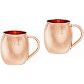 Old Dutch Hammered Solid Moscow Mule Mug, 16 oz, Copper