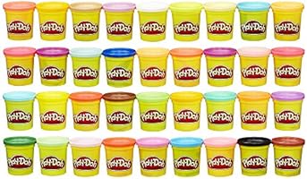 Play-Doh Modeling Compound 36-Pack Case of Colors, Non-Toxic, Assorted Colors, 3-Ounce Cans (Amazon Exclusive)