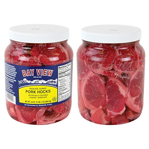 Bay View Pickled Pork Hocks, Two Jar Set
