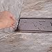 HANEBATH 12 Inch Linear Shower Floor Drain with Tile Insert Grate,Oil Rubbed Bronze