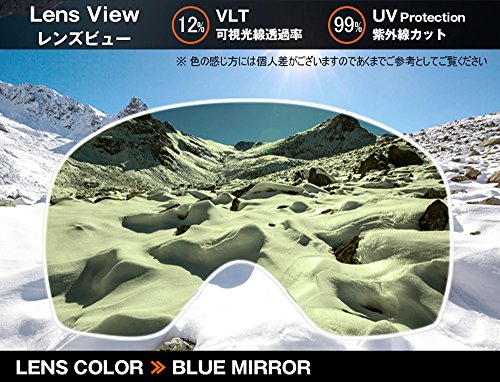 Zero Replacement Lenses For Oakley Crowbar Snow Goggle Blue Mirror