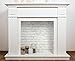 NextWall Vintage Whitewashed Brick Peel and Stick Wallpaper