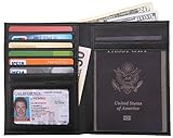 Travelambo RFID Blocking Leather Passport Holder & Travel Wallet in 7 Colors