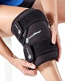 Ice / Heat Therapy Wrap For Left / Right Knees - Great For Knee Sprains, Strains, Tendonitis, Arthritis, And Swelling, - Hot / Cold Gel Packs Included (Small / Medium)