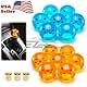 EZAUTOWRAP Universal Orange Dragon Ball Z 1 Star 54mm Shift Knob with Adapters Will Fit Most Cars
