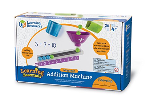 Learning Resources Magnetic Addition Machine, 26 Pieces