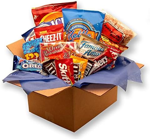 Fast Free 1-4 Day Delivery - Snackdown Deluxe Snacks Care Package - Snack Gift