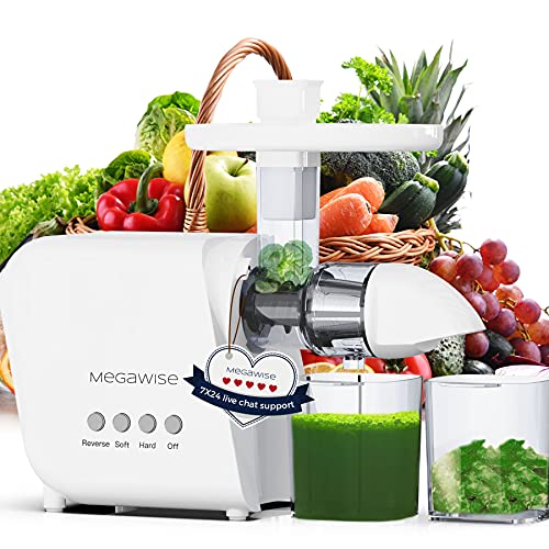 MegaWise Pro Slow Masticating Juicer 95 Juice Yield 2 Speed Modes 9
