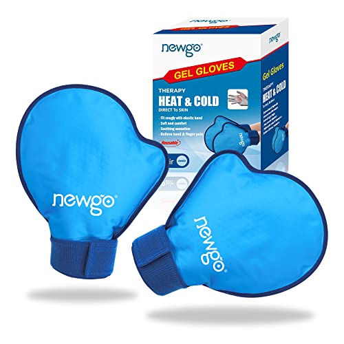 NEWGO Hand Ice Pack Golves for Pain Relief, 2 Pack Cold Gloves for
