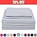 3 Piece Bed Sheet Set with 1 Pillow Cases, Navy Pinstripe/Classic Pattern Sheets - Twin,Deep Pocket,Great Value, Ultra Soft & Breathable,Hypoallergenic Bedding